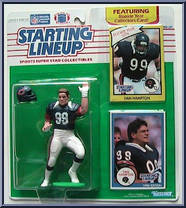 Dan Hampton from Starting Lineup - Football - 1990 Series manufactured by Kenner [Front]