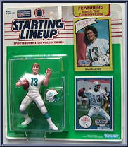Dan Marino from Starting Lineup - Football - 1990 Series manufactured by Kenner [Front]