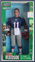 Drew Bledsoe from Starting Lineup - Football - 12" Scale - 1998 manufactured by Kenner [Front]
