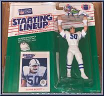 Duane Bickett from Starting Lineup - Football - 1988 Series manufactured by Kenner [Front]