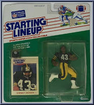Earnest Jackson from Starting Lineup - Football - 1988 Series manufactured by Kenner [Front]