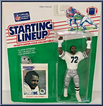Ed (Too Tall) Jones from Starting Lineup - Football - 1988 Series manufactured by Kenner [Front]
