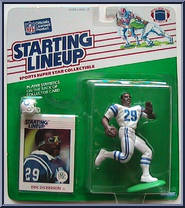 Eric Dickerson from Starting Lineup - Football - 1988 Series manufactured by Kenner [Front]