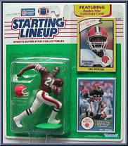 Eric Metcalf from Starting Lineup - Football - 1990 Series manufactured by Kenner [Front]