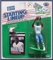 Ernest Givins from Starting Lineup - Football - 1989 Series manufactured by Kenner [Front]