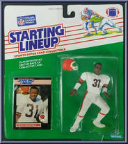 Frank Minnifield from Starting Lineup - Football - 1989 Series manufactured by Kenner [Front]