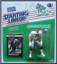 Howie Long from Starting Lineup - Football - 1989 Series manufactured by Kenner [Front]