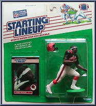 Ickey Woods from Starting Lineup - Football - 1989 Series manufactured by Kenner [Front]