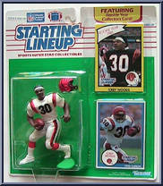 Ickey Woods from Starting Lineup - Football - 1990 Series manufactured by Kenner [Front]