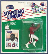 JT Smith from Starting Lineup - Football - 1988 Series manufactured by Kenner [Front]