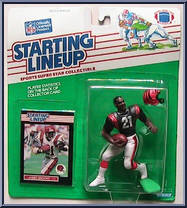 James Brooks from Starting Lineup - Football - 1989 Series manufactured by Kenner [Front]