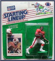 James Wilder from Starting Lineup - Football - 1988 Series manufactured by Kenner [Front]
