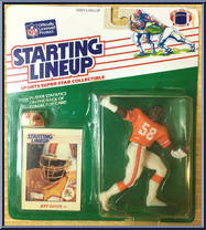 Jeff Davis from Starting Lineup - Football - 1988 Series manufactured by Kenner [Front]