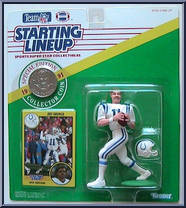 Jeff George from Starting Lineup - Football - 1991 Series manufactured by Kenner [Front]