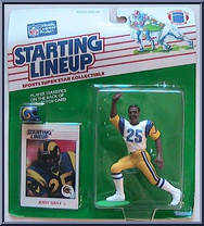 Jerry Gray from Starting Lineup - Football - 1988 Series manufactured by Kenner [Front]