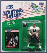 Jim Covert from Starting Lineup - Football - 1989 Series manufactured by Kenner [Front]