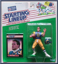 Jim Everett from Starting Lineup - Football - 1989 Series manufactured by Kenner [Front]
