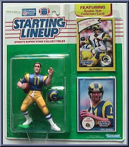 Jim Everett from Starting Lineup - Football - 1990 Series manufactured by Kenner [Front]