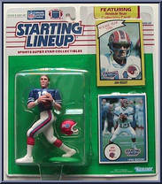 Jim Kelly from Starting Lineup - Football - 1990 Series manufactured by Kenner [Front]