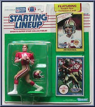 Joe Montana from Starting Lineup - Football - 1990 Series manufactured by Kenner [Front]