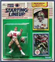 Joe Montana from Starting Lineup - Football - 1990 Series manufactured by Kenner [Front]