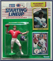 John Elway from Starting Lineup - Football - 1990 Series manufactured by Kenner [Front]