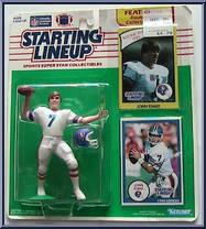 John Elway from Starting Lineup - Football - 1990 Series manufactured by Kenner [Front]