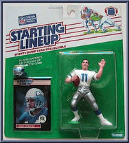 Kelly Stouffer from Starting Lineup - Football - 1989 Series manufactured by Kenner [Front]