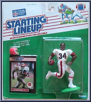Kevin Mack from Starting Lineup - Football - 1989 Series manufactured by Kenner [Front]