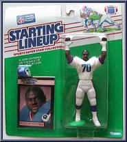 Leonard Marshall from Starting Lineup - Football - 1989 Series manufactured by Kenner [Front]