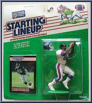 Lionel Manuel from Starting Lineup - Football - 1989 Series manufactured by Kenner [Front]