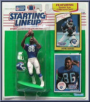Lionel Manuel from Starting Lineup - Football - 1990 Series manufactured by Kenner [Front]