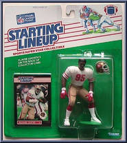 Michael Carter from Starting Lineup - Football - 1989 Series manufactured by Kenner [Front]