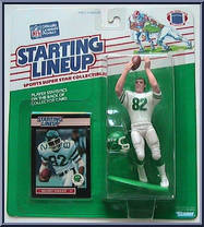 Mickey Shuler from Starting Lineup - Football - 1989 Series manufactured by Kenner [Front]