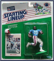 Mike Rozier from Starting Lineup - Football - 1988 Series manufactured by Kenner [Front]