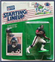 Neal Anderson from Starting Lineup - Football - 1988 Series manufactured by Kenner [Front]