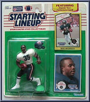 Neal Anderson from Starting Lineup - Football - 1990 Series manufactured by Kenner [Front]