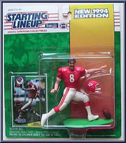 Nick Lowery from Starting Lineup - Football - 1994 Series manufactured by Kenner [Front]