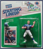 Phil Simms from Starting Lineup - Football - 1988 Series manufactured by Kenner [Front]