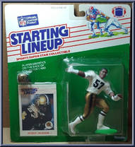 Rickey Jackson from Starting Lineup - Football - 1988 Series manufactured by Kenner [Front]