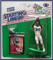 Ricky Nattiel from Starting Lineup - Football - 1989 Series manufactured by Kenner [Front]