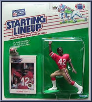 Ronnie Lott from Starting Lineup - Football - 1988 Series manufactured by Kenner [Front]