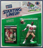 Ronnie Lott from Starting Lineup - Football - 1989 Series manufactured by Kenner [Front]