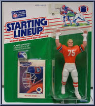 Rulon Jones from Starting Lineup - Football - 1988 Series manufactured by Kenner [Front]