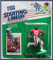 Sammy Winder from Starting Lineup - Football - 1988 Series manufactured by Kenner [Front]