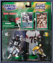Deion Sanders / Herb Adderley from Starting Lineup - Football - Classic Doubles - 1998 manufactured by Kenner [Front]