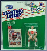 Scott Campbell from Starting Lineup - Football - 1988 Series manufactured by Kenner [Front]