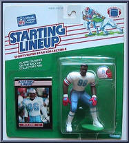 Sean Jones from Starting Lineup - Football - 1989 Series manufactured by Kenner [Front]