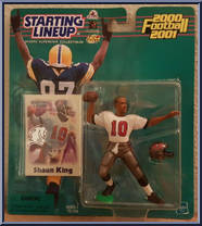 Shaun King from Starting Lineup - Football - 2000 Series manufactured by Kenner [Front]