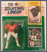 Simon Fletcher from Starting Lineup - Football - 1990 Series manufactured by Kenner [Front]